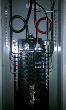 This is a finished panel with breakers installed. The panel was installed to replace a Federal Pacific panel which are a known hazard. 